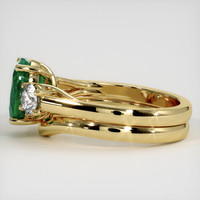 1.75 Ct. Emerald Ring, 18K Yellow Gold 4
