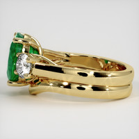 2.95 Ct. Emerald Ring, 18K Yellow Gold 4