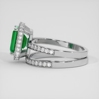 2.19 Ct. Emerald Ring, Platinum 950 4