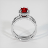 1.65 Ct. Ruby Ring, 18K White Gold 3