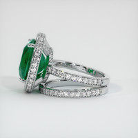 6.53 Ct. Emerald Ring, Platinum 950 4