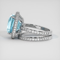 12.40 Ct. Gemstone Ring, 14K White Gold 4