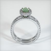 0.89 Ct. Sapphire Ring, 14K White Gold 3