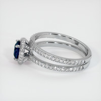 1.52 Ct. Sapphire Ring, 18K White Gold 4