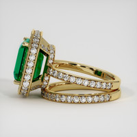 5.11 Ct. Emerald Ring, 18K Yellow Gold 4