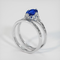 1.54 Ct. Sapphire Ring, Platinum 950 2