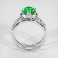 1.38 Ct. Emerald Ring, Platinum 950 3