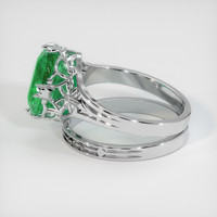 2.81 Ct. Emerald Ring, Platinum 950 4