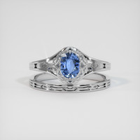 0.75 Ct. Sapphire Ring, Platinum 950 1