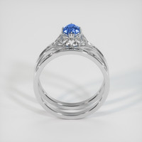 0.75 Ct. Sapphire Ring, Platinum 950 3