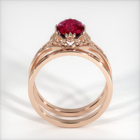 2.77 Ct. Ruby Ring, 14K Rose Gold 3