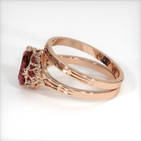 2.77 Ct. Ruby Ring, 14K Rose Gold 4