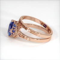 2.77 Ct. Sapphire Ring, 18K Rose Gold 4