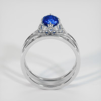 1.54 Ct. Sapphire Ring, 14K White Gold 3