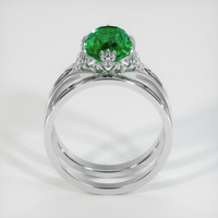 1.84 Ct. Emerald Ring, 18K White Gold 3