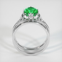 1.38 Ct. Emerald Ring, 18K White Gold 3