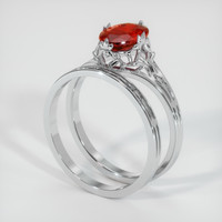 Ruby Ring 1.50 Ct. 18K White Gold Preview