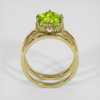 2.52 Ct. Green Peridot Ring, 14K Yellow Gold 3