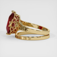 4.31 Ct. Ruby Ring, 14K Yellow Gold 4