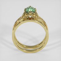 1.18 Ct. Bi Color Sapphire Ring, 14K Yellow Gold 3