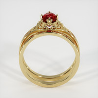 1.23 Ct. Ruby  Ring - 18K Yellow Gold