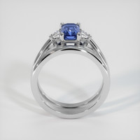 1.46 Ct. Blue Sapphire Ring, 18K White Gold 3