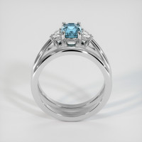 1.33 Ct. Sapphire Ring, 18K White Gold 3