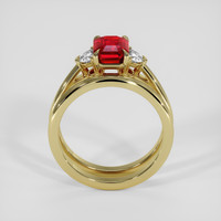 2.01 Ct. Ruby Ring, 14K Yellow Gold 3