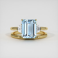 4.06 Ct. Gemstone Ring, 18K Yellow Gold 1