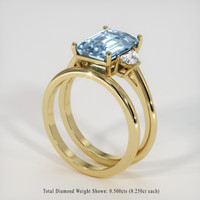 4.06 Ct. Gemstone Ring, 18K Yellow Gold 2