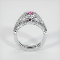 0.39 Ct. Pink Sapphire Ring, Platinum 950 3