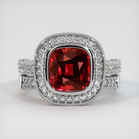 5.62 Ct. Ruby Ring, Platinum 950 1