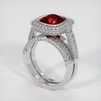 5.62 Ct. Ruby Ring, Platinum 950 2