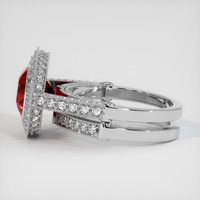 5.62 Ct. Ruby Ring, Platinum 950 4