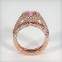 1.07 Ct. Pink Sapphire Ring, 14K Rose Gold 3
