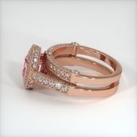 1.07 Ct. Pink Sapphire Ring, 14K Rose Gold 4