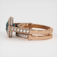 2.04 Ct. Sapphire Ring, 14K Rose Gold 4