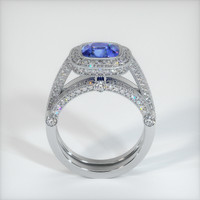 1.73 Ct. Blue Sapphire Ring, 10K White Gold 3