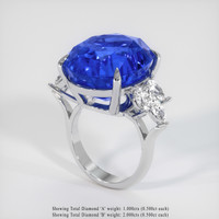 69.35 Ct. Sapphire Ring, Platinum 950 2