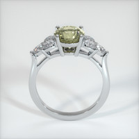 1.93 Ct. Greenish Yellow Sapphire Ring, Platinum 950 3