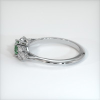 0.70 Ct. Bluish Green Sapphire Ring, Platinum 950 4