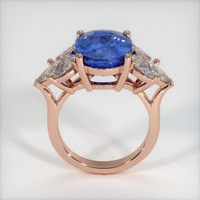 6.13 Ct. Blue Sapphire Ring, 14K Rose Gold 3