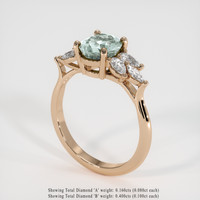 1.79 Ct. Sapphire Ring, 18K Rose Gold 2