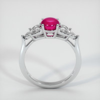 1.69 Ct. Ruby Ring, 14K White Gold 3