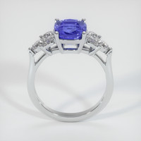 3.00 Ct. Color Change Sapphire Ring, 18K White Gold 3