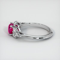 1.69 Ct. Ruby Ring, 18K White Gold 4