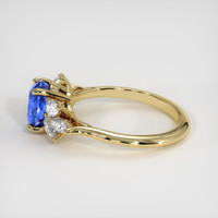 1.76 Ct. Blue Sapphire Ring, 14K Yellow Gold 4