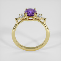 1.95 Ct. Bluish Purple Sapphire Ring, 14K Yellow Gold 3