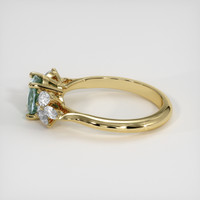 1.24 Ct. Sapphire Ring, 14K Yellow Gold 4