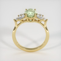 1.44 Ct. Yellowish Green Sapphire Ring, 14K Yellow Gold 3